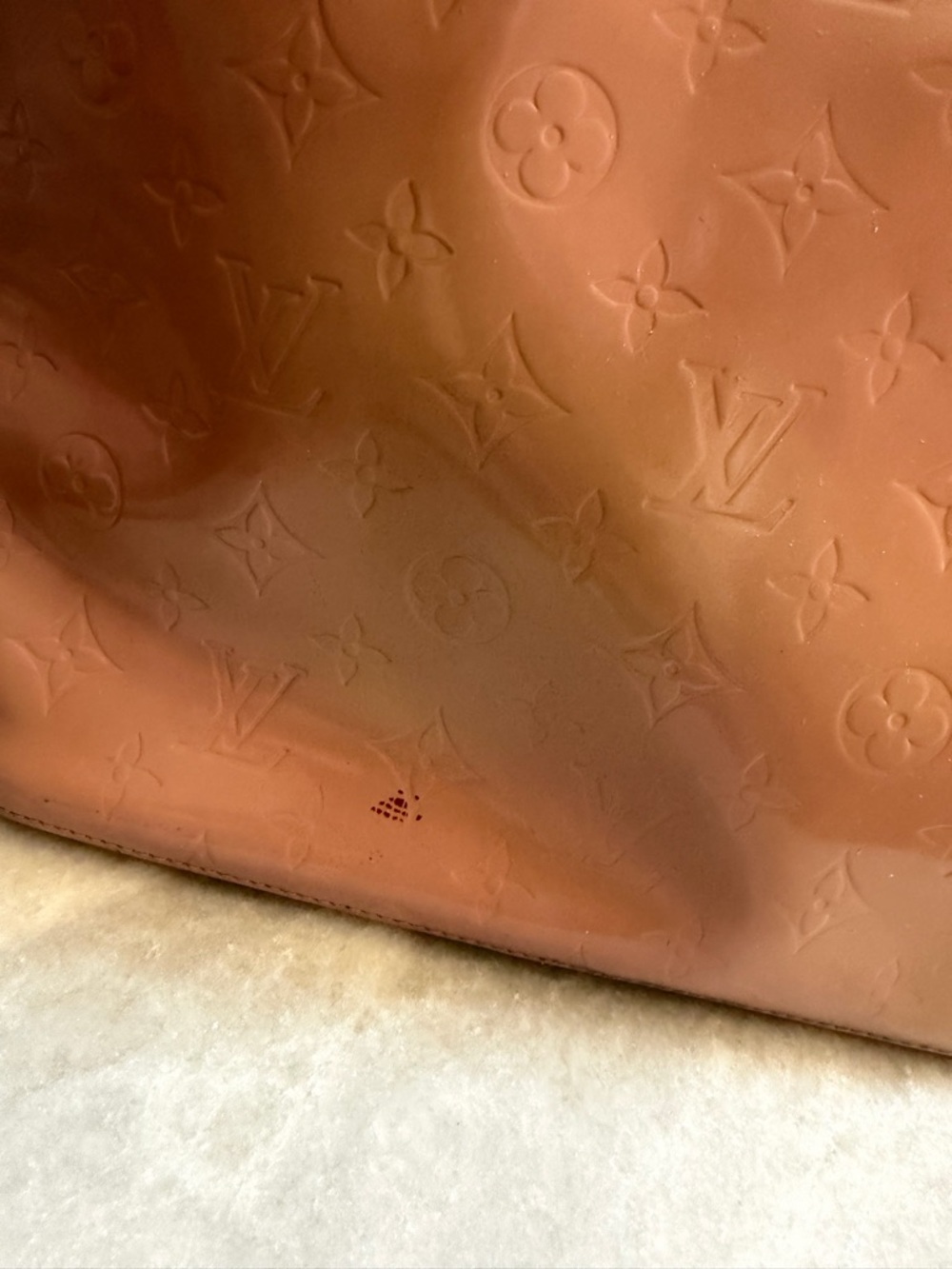 Vintage Louis Vuitton Monogram Vernis Houston Tote - Rose Pink - Picture 3 of 16